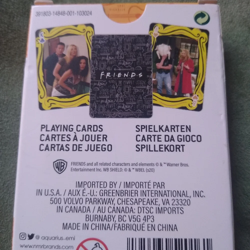 Playing Cards Friends NWOT Collector's Item - Picture 2 of 9